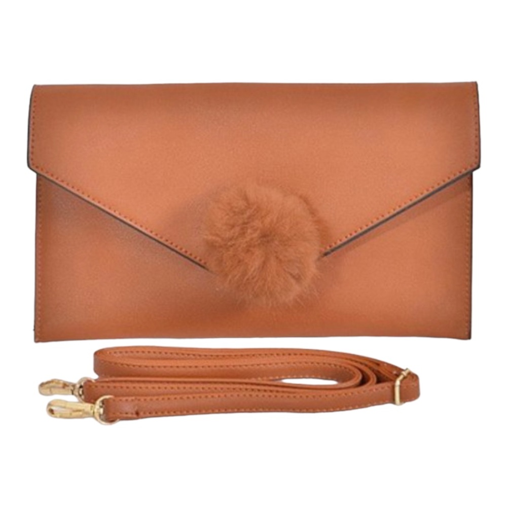 Envelop Clutch- Caramel
